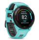 Forerunner 265 - Black Bezel with Aqua Case and Aqua/Black Silicone Band - 010-02810-12 - Garmin